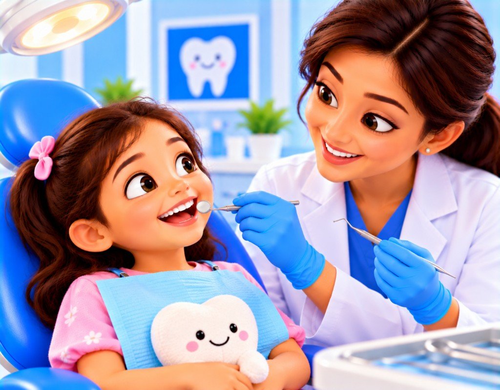 Illustrated educational graphic for “How Often Should You Get Your Teeth Cleaned?”. Not a photograph of a patient.