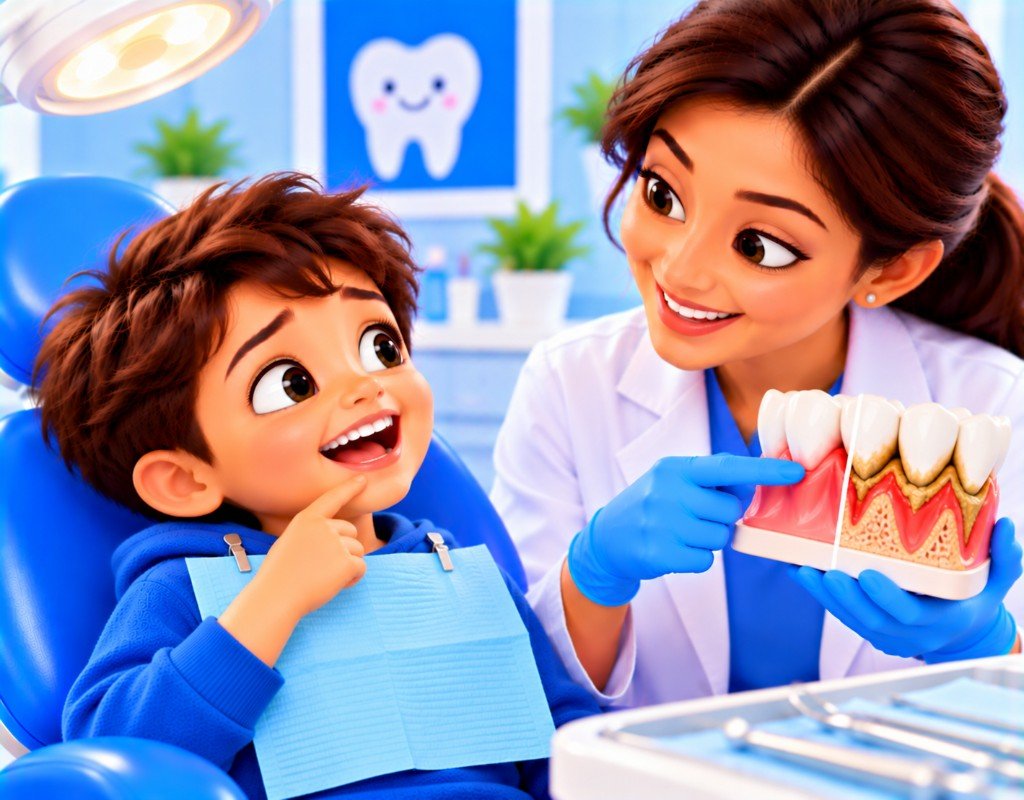 Illustrated educational graphic for “Periodontal Disease: A Patient Guide”. Not a photograph of a patient.