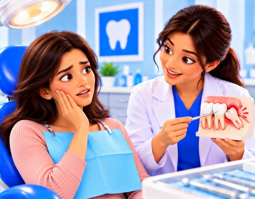 Illustrated educational graphic for “Wisdom Tooth Pain: Common Causes”. Not a photograph of a patient.
